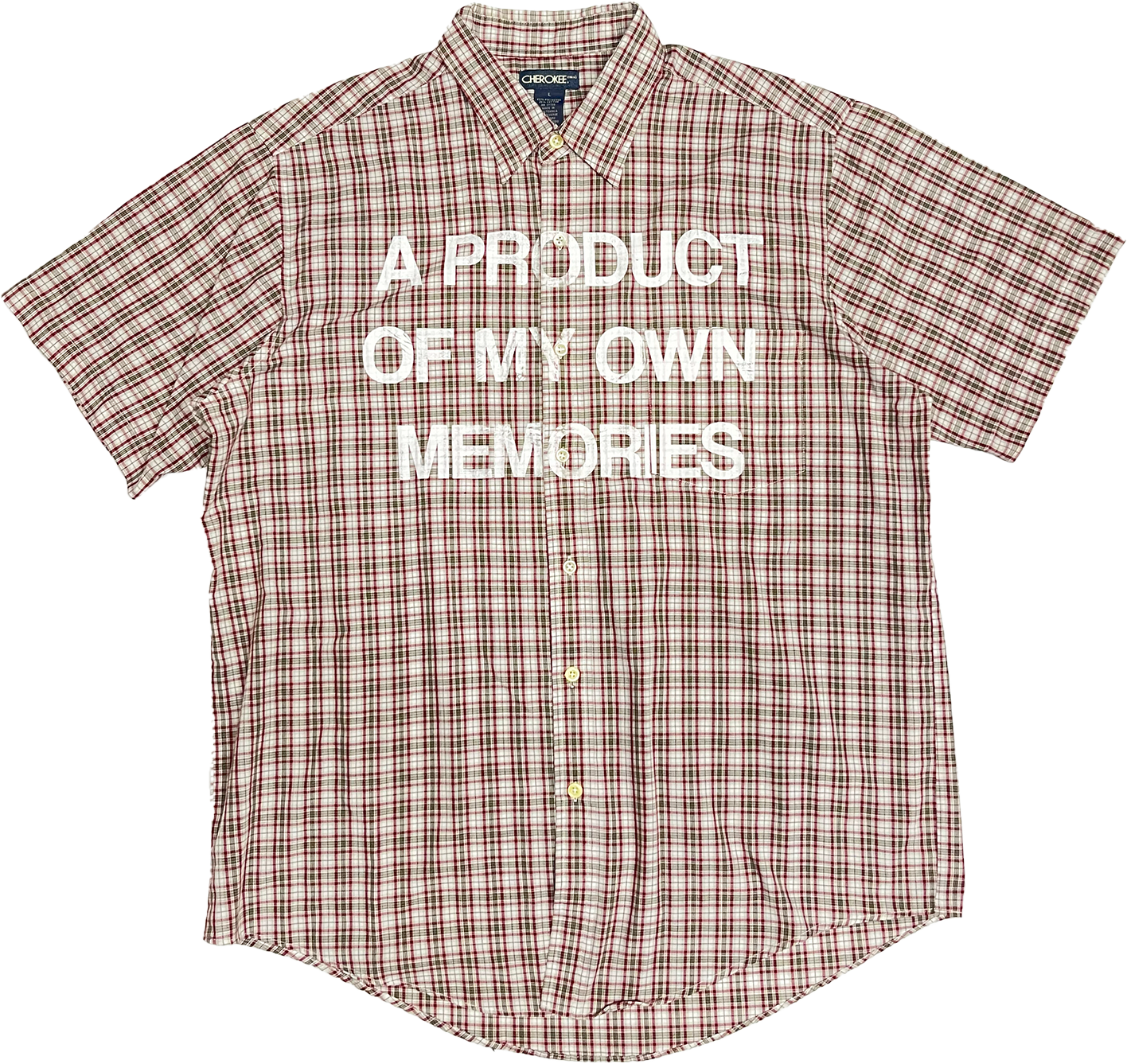 “Printed Slogan” Flannel 14