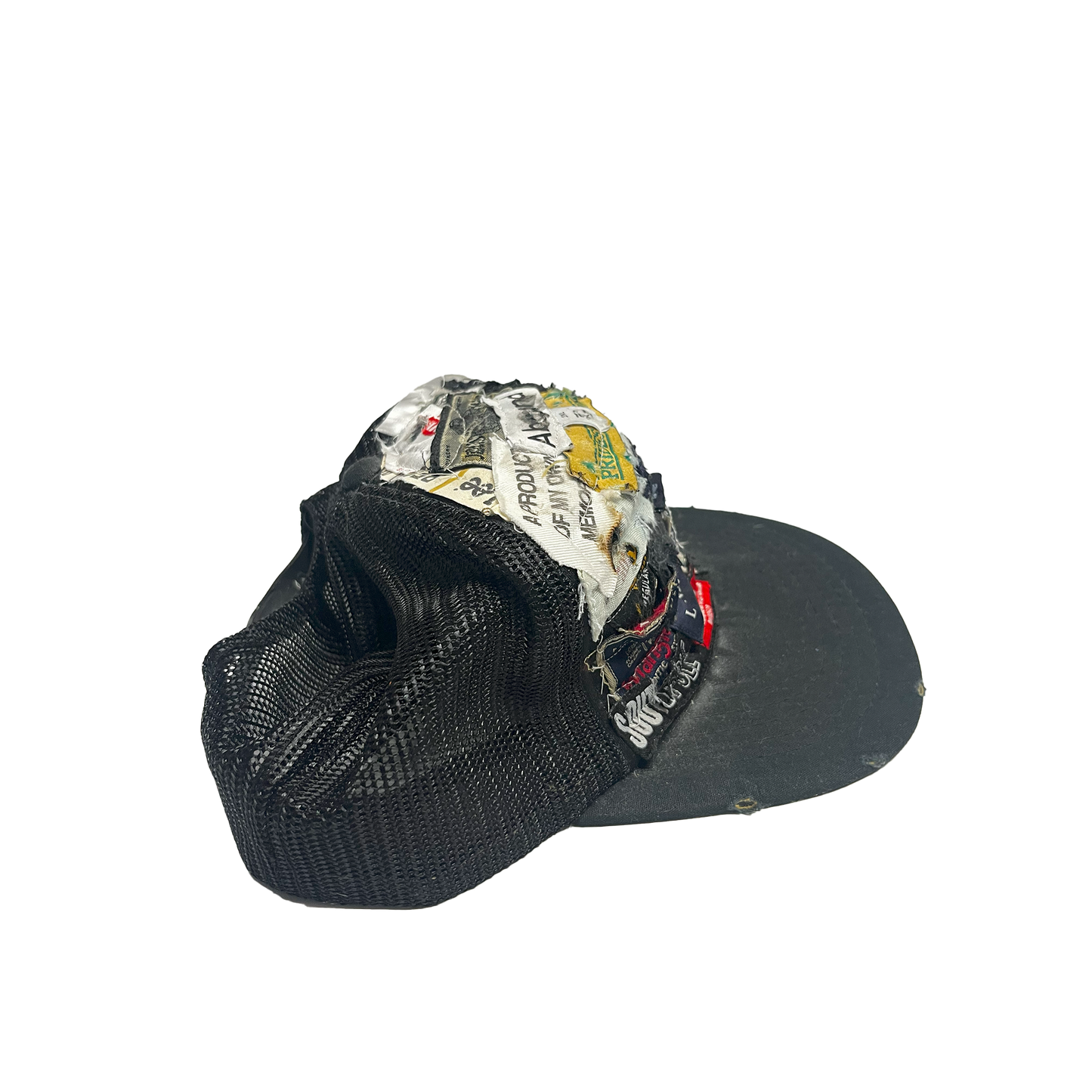 Reworked patchwork hat