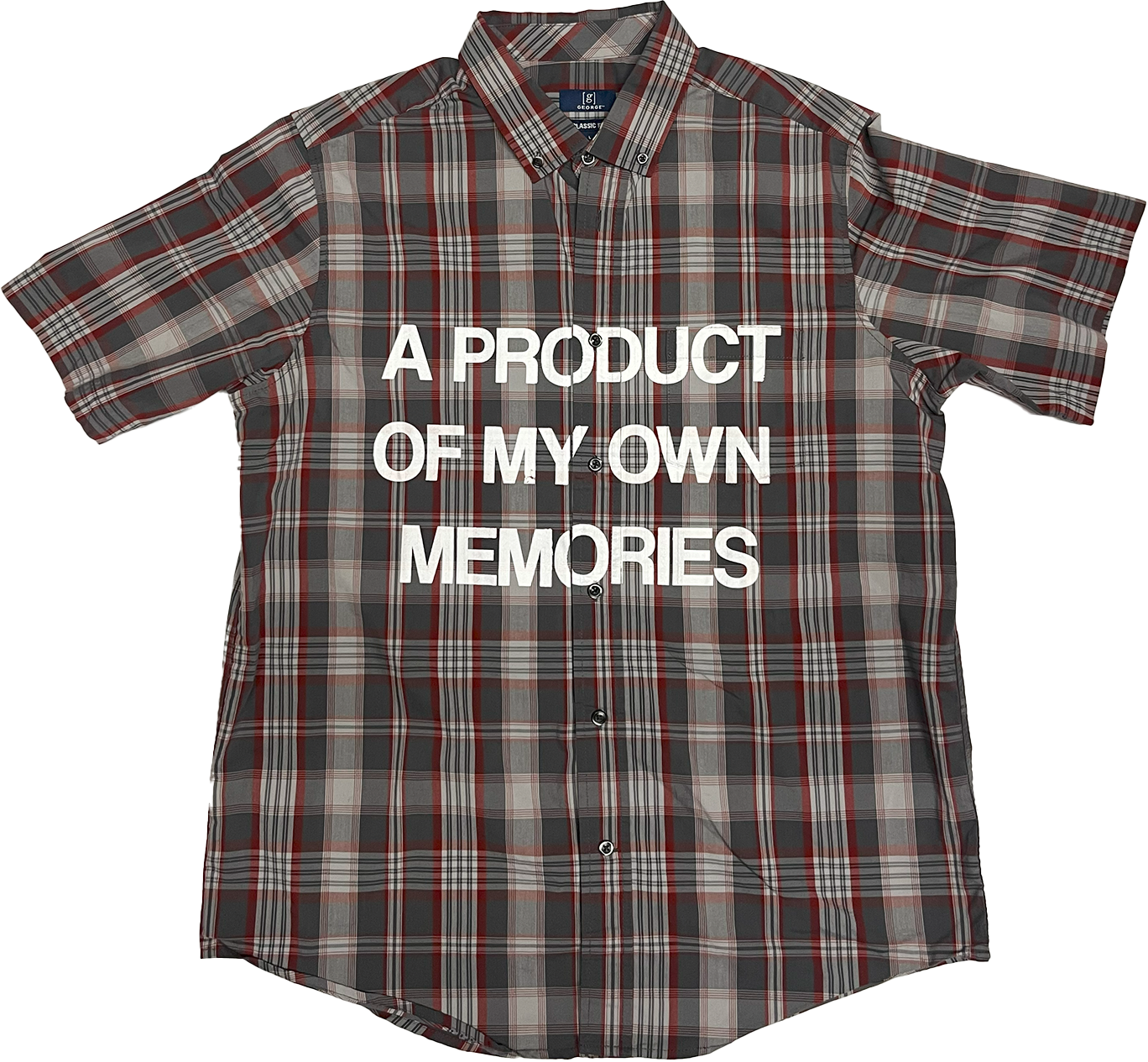 “Printed Slogan” Flannel 17