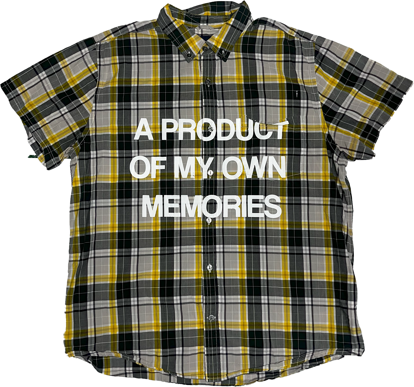 “Printed Slogan” Flannel 13