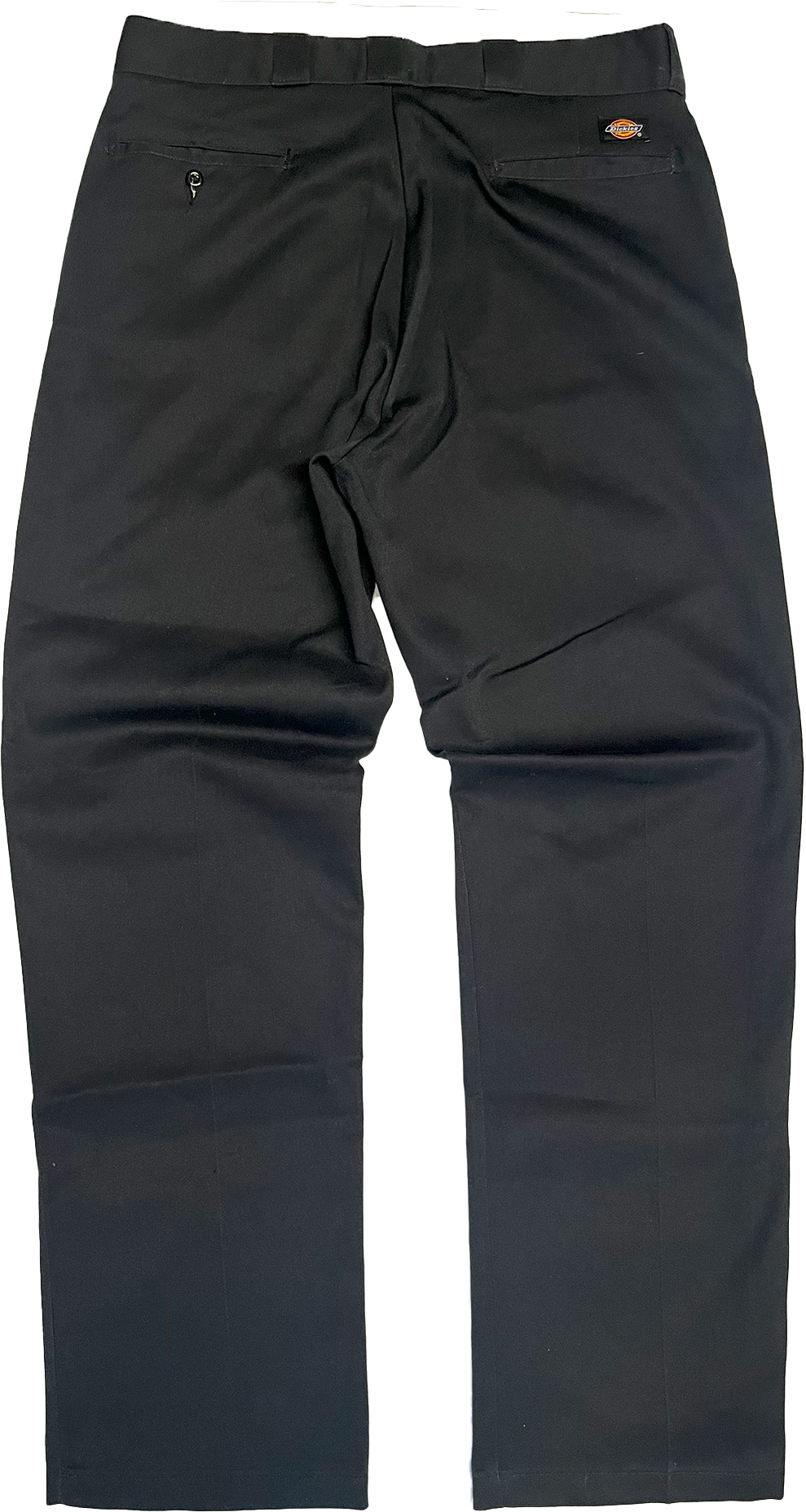 Black printed work pants