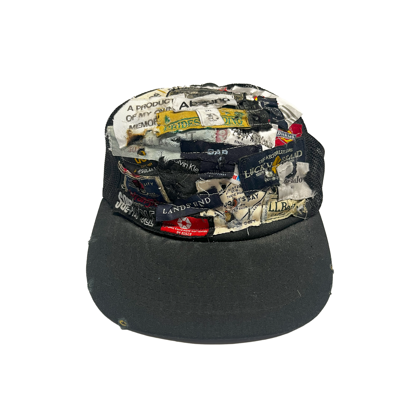 Reworked patchwork hat