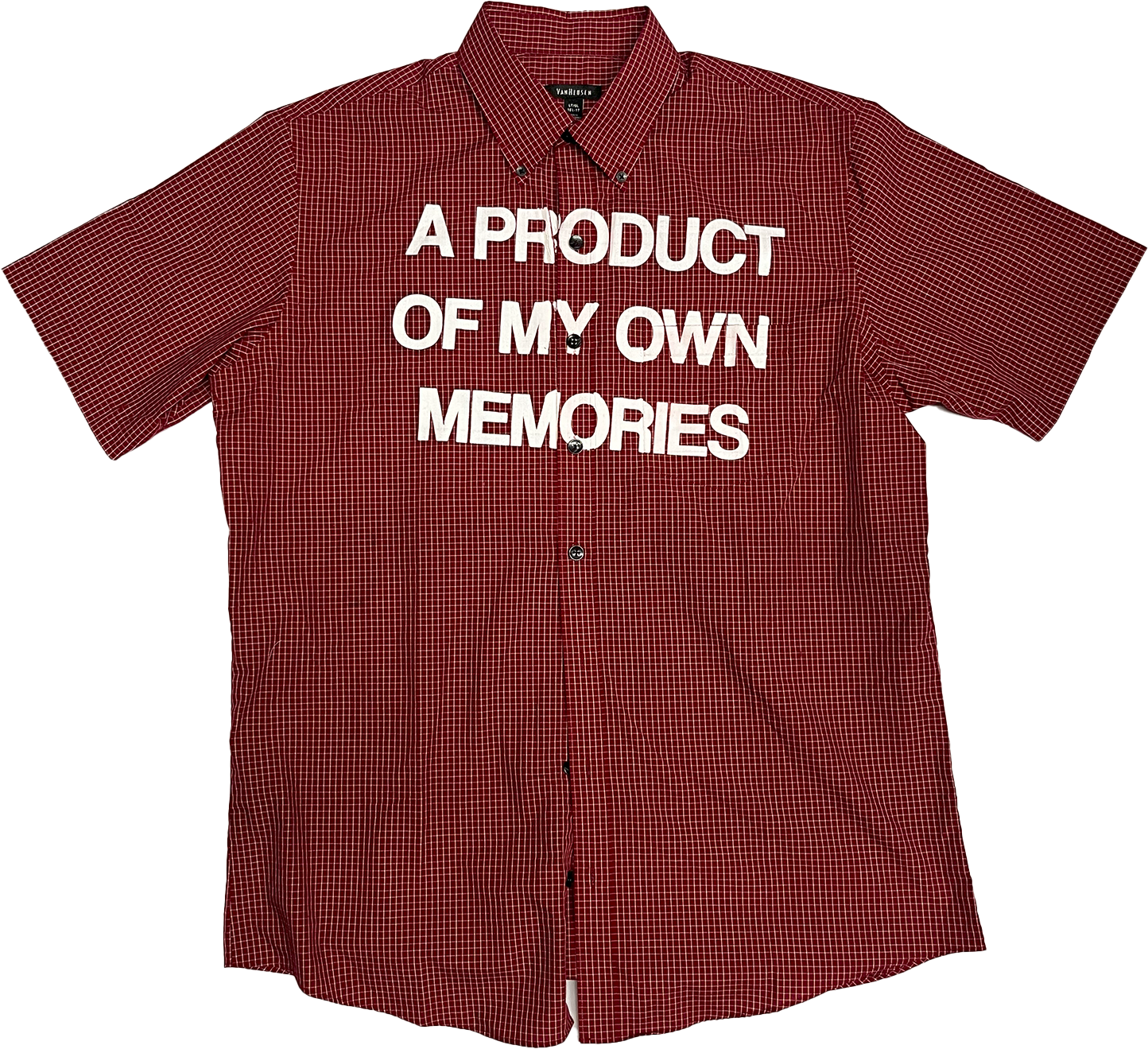 “Printed Slogan” Flannel 01
