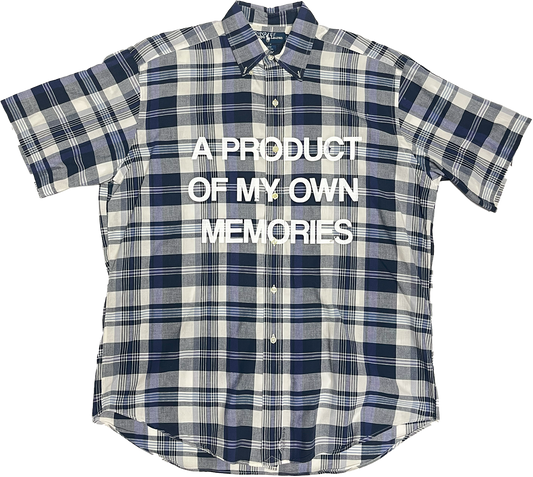 “Printed Slogan” Flannel 08