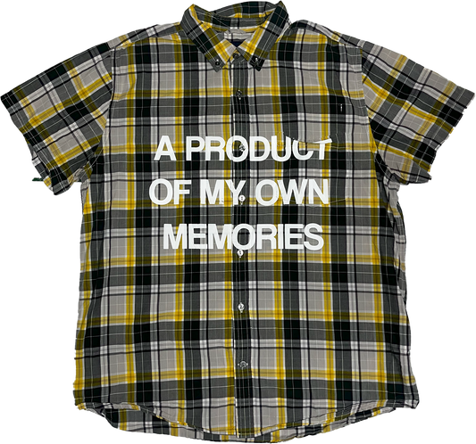 “Printed Slogan” Flannel 13