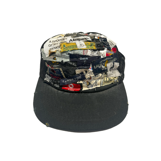 Reworked patchwork hat