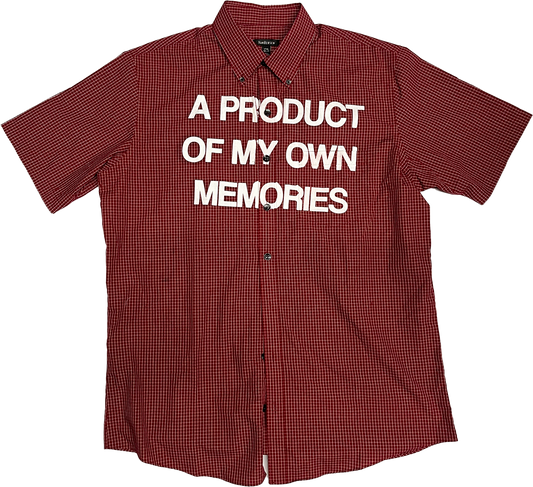 “Printed Slogan” Flannel 01